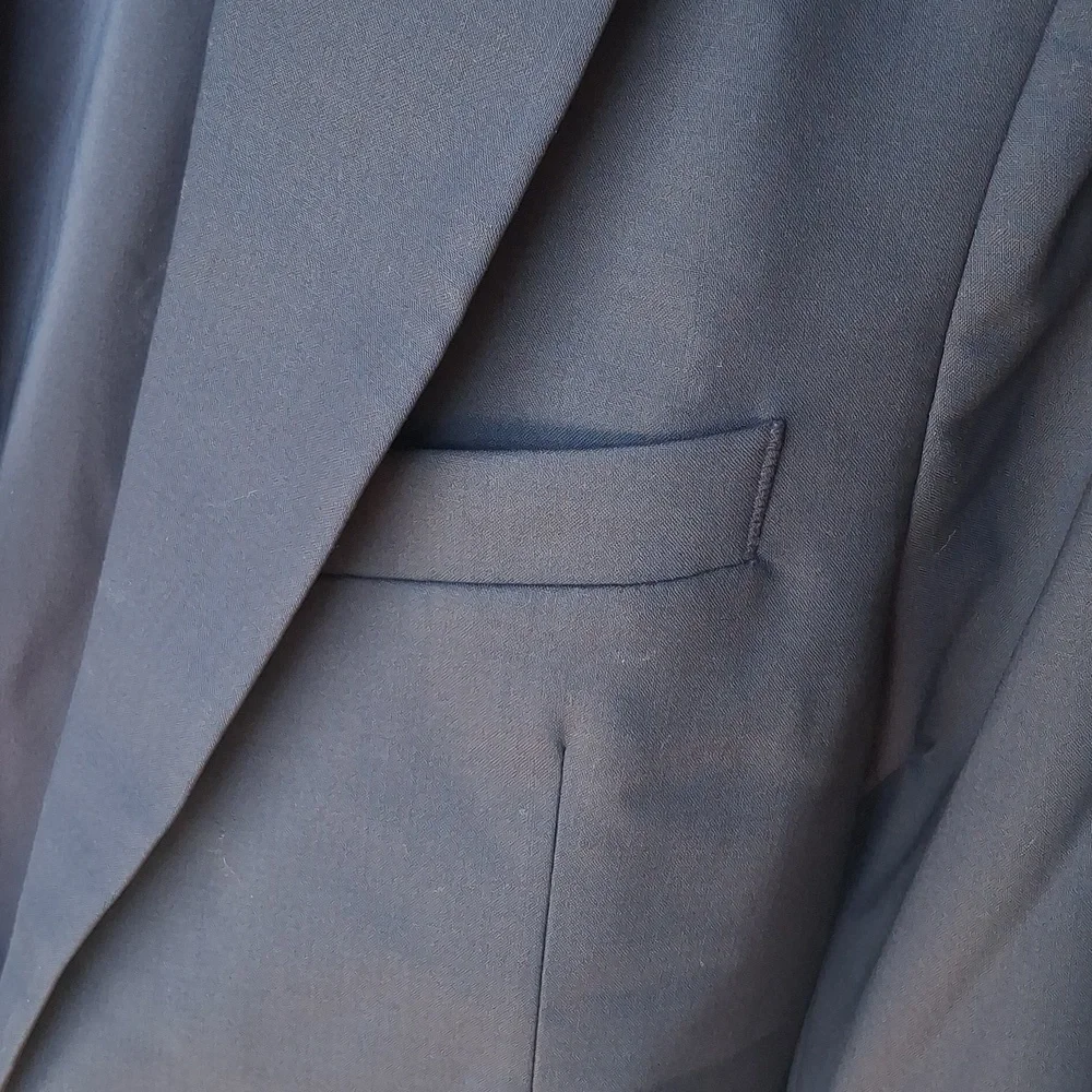 Quince Stretch Wool Blazer Navy  Premium Italian Wool S